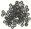 100 6mm Gunmetal Metal Washer Beads